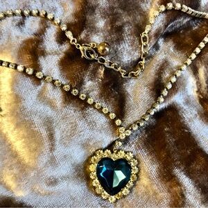 90s Vintage Titanic Necklace “Heart of the Ocean”